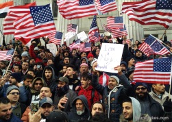 Brooklyn, NY: Muslim ban protest.